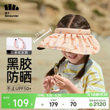 蕉下儿童防晒帽遮阳帽太阳帽子男女童空顶帽BM500贝壳帽狐狸乐园