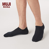 MUJI MUJI 男式 合脚直角 运动船袜 F9SA004 黑色 25-27cm/40-44码
