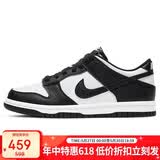 耐克NIKE女大童休闲板鞋 DUNK 运动鞋CW1590-100白黑37.5