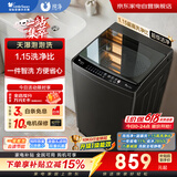 小天鹅波轮洗衣机全自动家用10公斤大容量 抗菌除螨 超净洗 强去污 一级能效 天瀑泡泡净TB10V27T