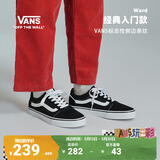 VANS范斯官方 Ward经典黑个性街头复古女鞋板鞋 黑色(女款) 35