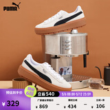 彪马（PUMA）厚底鞋|复古增高松糕鞋女夏季休闲鞋PLATFORM 365830 白-黑色-15 38