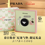 普拉达（PRADA）气垫 LC5  遮瑕持久黑色尼龙气垫礼盒生日礼物送女友女生520礼物