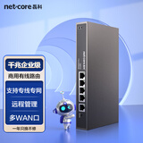 磊科（netcore）NBR100企业有线路由器 全千兆多WAN口 支持宽带叠加/负载均衡/云端管/策略路由