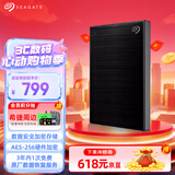 希捷（SEAGATE）移动硬盘 1TB 加密 USB3.0高速 希捷铭2.5英寸 黑 机械硬盘 便携办公学习保护隐私 数据恢复服务