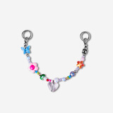 CASETIFY【全新上市】挂链钥匙圈 适用于部分手机壳或其他饰品迷你扣环挂链 童趣花园