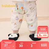 巴拉巴拉balaOne宝宝地板袜防滑点胶冬加绒婴幼儿保暖袜学步209425172203