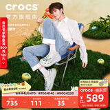 卡骆驰（CROCS）檀健次同款经典泡芙洞洞鞋百舒适男沙滩鞋女鞋休闲鞋|207521 月光灰-1NK（含智必星） 36 (220mm) 37