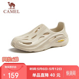 骆驼（CAMEL）男士快穿镂空运动凉鞋时尚沙滩洞洞拖鞋 G13M834091 山沙 41 