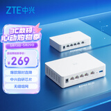 中兴（ZTE）星云MAX全2.5G主路由 有线无线 全屋无死角 AC+AP穿墙王 监控网络分流器交换机 网线分线器
