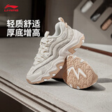 李宁猫爪 LITE 2经典休闲鞋女鞋秋冬复古厚底老爹鞋运动鞋AGCW508