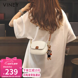 viney牛皮包包女包迷你小圆包洋气单肩斜挎包老婆母亲节送女朋友礼物