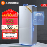 米家小米185升双门两门小型家用电冰箱 冷藏冷冻迷你双开门冰箱 租房宿舍BCD-185MDM03
