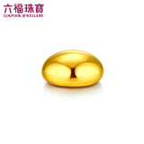 六福珠宝 足金添富金条财源滚滚金豆豆黄金摆件单颗 计价 约3.00克