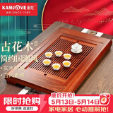 金灶（KAMJOVE）古花木实木茶盘茶台 功夫茶具托盘套装 整套茶具 KW-29 大号款搭配KP-60、 P-302