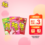 绿箭 大大泡泡糖口香糖大大卷切切乐30g*3包 儿童零食糖果 口气清新糖