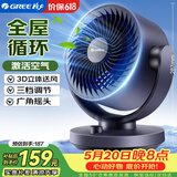 格力（GREE） 空气循环扇台式风扇家用电风扇上下左右摇头小风扇风宝电扇涡轮换气扇循环对流风扇FXT-1505g3