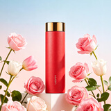 雷德夫（LEIDFOR）T2【ROSE玫瑰】纯钛保温杯女18K镀金上盖 珊瑚红  350ml 礼物