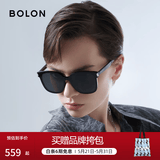 BOLON暴龙眼镜【经典畅销款】黑超墨镜男方框太阳镜女偏光驾驶镜BL3111 A10-灰色非偏光