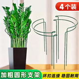 芷郁植物防倒伏支架铁艺绣球吊兰支撑杆园艺固定架爬藤花卉花架 4个