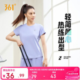 361°短袖女t恤夏季新款速干衣运动跑步宽松瑜伽服上衣服662424126H-3