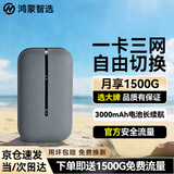 鸿蒙智选华为智选随身wifi6移动无线wifi3随行网络4g无线网卡携带无限制三网全国通用流量2026款5G AX15B 顶配WiFi6灰【三网切换】3000毫安大电池