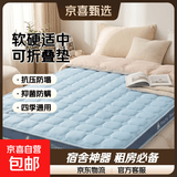 【洁丽雅同厂】床垫软垫家用榻榻米垫子 租房专用宿舍单人 扬帆起航蓝色-约9cm 90X200cm