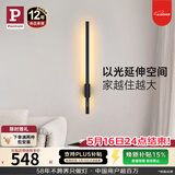 Paulmann P德国柏曼极简长条壁灯客厅卧室沙发背景墙灯防水线条灯 【短款】10W-3000K-墙控