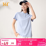 361°t恤女夏季新款运动polo衫速干休闲跑步健身短袖上衣662624111H-4