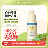 北海牧场7种益生菌 1kg*1瓶原味高钙家庭装低温酸奶 专属菌种 