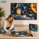 VOX成人拼图1000片 星空旅行登月太空月球减压高难度拼图生日礼物