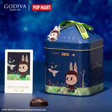 歌帝梵（Godiva）【拉布布联名】泡泡玛特LABUBU大师黑巧10颗75g  节日礼物
