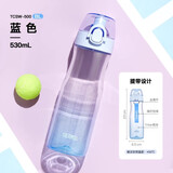 膳魔师（THERMOS）运动水杯便携式tritan塑料随手时尚健身户外水杯子太空杯TCSA-501 TCSW-500 蓝色 500ml