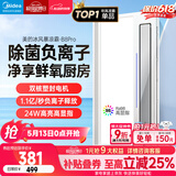 美的（Midea）凉霸厨房卫生间集成吊顶照明一体遥控排气换气吹风负离子除菌B8P