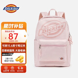 Dickies双肩包背包女大容量旅行包电脑包书包女大学生初中生高颜值青春粉