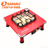 SANAU 三诺 燃气取暖器天然气烤火炉家用取暖炉客厅多功能取暖器室内烧烤桌折叠式节能煤气采暖炉烤火桌 TKH13CQ管道天然气款470*470*140