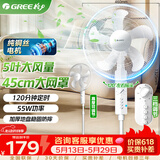 格力【价保618】电风扇纯铜丝电机落地扇家用立式落地电风扇节能摇头风扇定时大风量5叶落地扇电扇轻音 FD-40X52
