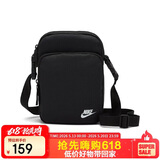 耐克NIKE中性单肩包小肩袋 HERITAGE 休闲包 DB0456-010黑小号