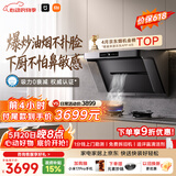 米家小米抽吸油烟机炉灶套装净烟机P1以旧换新上门安装 价保618家用大吸力【燃气灶套装】免拆洗MJ04CY