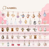 伽百利（Gabriel）【挂件合集】毛绒玩偶兔子包挂毛绒挂件送礼钥匙链生日礼物送女生 W3589 安吉尔挂件 11cm 送礼袋