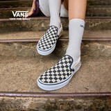 VANS范斯官方 经典款Slip-On经典一脚蹬男女鞋帆布鞋VN000EYEBWW 黑白棋盘格 36.5