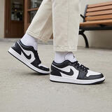 Jordan男女休闲鞋 AJ1熊猫 AJ 1高级感潮流运动鞋DC0774-101黑白40.5