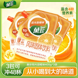 菓珍阳光甜橙味 壶嘴装400g*3（共3袋）果珍维C橙汁冲饮果汁粉