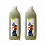 希之源一榨鲜（hopsou）  【鄂州特产馆】一榨鲜果蔬汁玉米汁绿豆汁五谷汁1250g*2瓶 【一榨鲜】绿豆汁1250g*2瓶