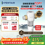 滨特尔（pentair）前置过滤器大通量家用全屋自来水管道过滤器大流量净水器排行前十名水驱涡轮+反冲洗刮洗净水器 【自主安装】S160大通量-40μm