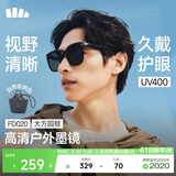 蕉下（beneunder）墨镜男女防晒太阳镜骑行眼镜开车墨镜方圆大框户外出游FD020