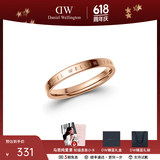 丹尼尔惠灵顿（DanielWellington）DW戒指男女对戒 时尚饰品素圈情侣戒指 表白生日礼物送女生 尺寸58 DW00400020