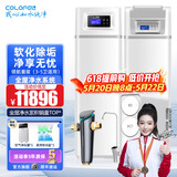 科罗菲（COLOFEL）中央软水机家用橱下安装迷你小型 2T/H大流量 全自动全屋净水软水系统套装 软化水除垢净水器设备 领航套装（适用3-6口之家）