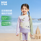 Kocotreekk树儿童泳衣原纱分区防晒宝宝卡通长袖泳衣背部强化防暴晒