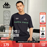 卡帕（Kappa）背靠背运动短袖男款纯棉2026新款夏季情侣t恤男士半袖K0EX2TD01D